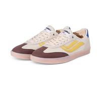 Genesis Footwear G-Volley Mesh Vegan Sneaker Brown/Creme/Yellow 46
