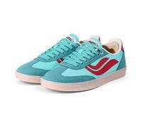 Genesis Footwear G-Volley Mesh Vegan Sneaker Turquoise/Red/Gum (Türkis) 38