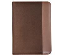 Genie 12443 Schreibmappe Wiesbaden für A4 Dokumente, extradünn und strapazierfähig, braun