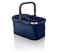 Genius 14263 Einkaufskorb Falko | Dunkelblau | faltbar | 48 cm x 27 cm x 28 cm | Tragegewicht 25 kg | Inhalt ca. 26 l |, Blau