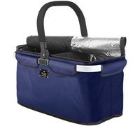 (31.04 EUR / Stück) Genius Einkaufskorb Falko Duo Stoff dunkelblau 4023012069496 Genius