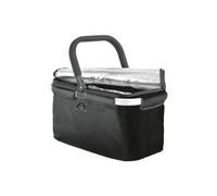 Genius Thermo Einkaufskorb Falko 14368 | Isolierter Tragekorb 25l | 48x28x24cm | stabil & leicht | schwarz