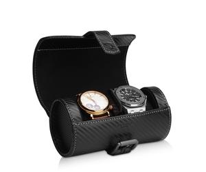 GENIUS Watch Roll Double Watch - Matte Carbon