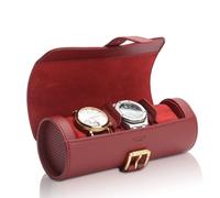 GENIUS Watch Roll for 3 Watches - Red
