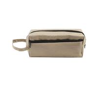 GENODA Stift-Aufbewahrungstasche, Federmäppchen, 2-lagig, großes Fassungsvermögen, Kosmetik, Lernbedarf, einfache Schreibwarenboxen für Schüler, Beige B, Einheitsgröße