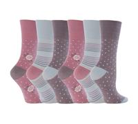 Gentle Grip - 6 Paar Damen Gentle Grip nicht elastische Socken - GG01 EU 37 - 42