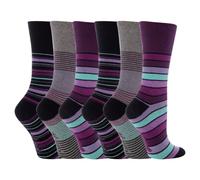 Gentle Grip - 6 Paar Damen Gentle Grip nicht elastische Socken - GG10 EU 37 - 42
