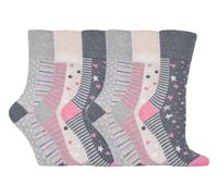 Gentle Grip - 6 Paare Damen Gentle Grip nicht elastische Socken - GG92 EU 37 - 42