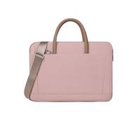 Genug Platz Einfache Schulterhandtasche, leichte Anti-Schock-Laptop-Liner-Schutzhülle, Pendler-Aktentasche(Pink)