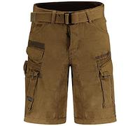 GEO NORWAY PANORAMIQUE Men - Herren Bermuda Shorts Kurze Manner - Herren Sport Cargo Short Sommer - Regular Herrenshorts Chino Bermudas Shorts Fit Moderne Khaki XL