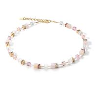 GeoCUBE® Halskette Iconic Precious Hellrosa