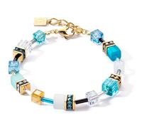 GeoCUBE® Iconic Gold-Türkis Armband