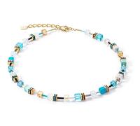 GeoCUBE® Iconic Gold-Türkis Halskette