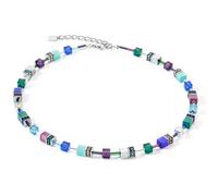 GeoCUBE® Iconic Halskette Türkis-Lila