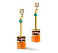 GeoCUBE® Iconic Nature Chain Ohrringe Dopamin