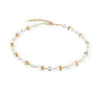 GeoCUBE® Iconic Nature Halskette gold-weiß