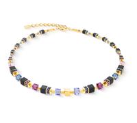 GeoCUBE® Precious Classic Halskette Blue Moon Gold