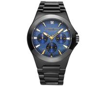 Geoffrey Beene Herren Gunmetal Edelstahl Kleid Uhr Klassisch Quarz Elegantes Design Wasserabweisend