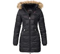 Geographical Norway Abeille Damen Parka, Winterparka, warm & winddicht, Outdoor, (Schwarz M)
