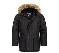 Geographical Norway Abiosaure Men Distribrands - Männliche Wasserdichte Warme Jacke - Outdoor Pelzmantel Mit Kapuze - Windjacke - Winterjacke Mit Futter