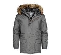 Geographical Norway Abiosaure Men Distribrands - Männliche wasserdichte warme Jacke - Outdoor Pelzmantel mit Kapuze - Outdoor Windjacke - Winterjacke - Outdoor Futter