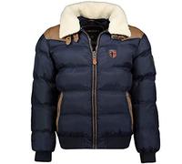 Geographical Norway Abraham Herren Winterjacke Jacke Steppjacke Stepp Gr. S-5XL (Navy, L)