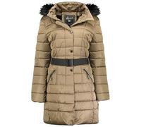 Geographical Norway Anemone Damen Parka, Winterparka, warm & winddicht, Outdoor, (Taupe XXL)