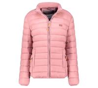 Geographical Norway ATIKOLOR Damen Daunenjacke, gesteppt, leicht, warm, Zwischensaison, für den Alltag, Outdoor-Jacke, winddicht, urbaner Stil, modisch, Herbst und Winter, bequem, altrosa, 42