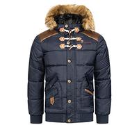 Geographical Norway Herren Winter Jacke Parka Belphegor (Medium, Navy)