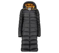 Geographical Norway Berangere Damen Parka Winter Warm mit Kapuze Langer Mantel Wasserdicht Urban Style Schutz vor Kälte, Schwarz , 48