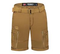 Geographical Norway Bermudas "Passpartout" in Hellbraun - Größe S | Herren Plussize
