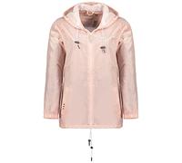 Geographical Norway Boat Lady - Winddichte Outdoor-Jacke für Frauen - Wasserdichte Jacke mit langen Ärmeln für Frauen - Regenfester Tactical Coat (Old_pink L Größe 3)