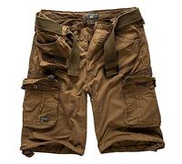 Geographical Norway Cargo Shorts Hunter mit UD Bandana Kaki -S -