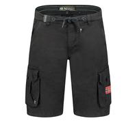 Geographical Norway Cargobermudas in Schwarz - Größe S | Herren Plussize