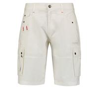 Geographical Norway Cargobermudas in Weiß - Größe S | Herren Plussize
