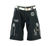 Geographical Norway Cargobermudas "Paillette" in Dunkelblau - Größe S | Herren Plussize