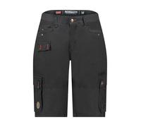 Geographical Norway Cargobermudas "Palmdale" in Schwarz - Größe S | Herren Plussize