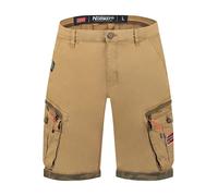 Geographical Norway Cargobermudas "Parento" in Hellbraun - Größe S | Herren Plussize