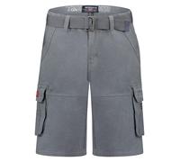 Geographical Norway Cargobermudas "Pionec" in Grau - Größe XXL | Herren Plussize