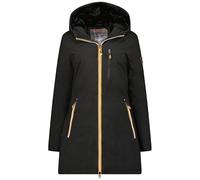 Geographical Norway Cassim Lady - Winterjacke Damen Warme Steppung Mann Herbst Winter - Warme Manteljacke leicht Kapuze - Daunenjacke Windstopper Langarm Polsterung - Frauen (Schwarz L)