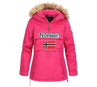 Geographical Norway Damen Boomera Jacke, Fucsia, L (Label: 3)