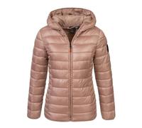 Geographical Norway Damen Frühlings Übergangs Jacke Steppjacke Kapuze Annecy Outdoor Kapuzenjacke, Farbe:damen-Oldpink, Größe:S 36
