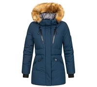 Geographical Norway Damen Jacke Winterparka Crown Fellkapuze Navy S