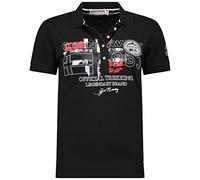 Geographical Norway Damen Kerry Lady Polo Shirt, Schwarz, M