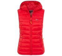 Geographical Norway Damen Steppweste mit Kapuze Frühling sportlich Übergangs Weste Herbst
