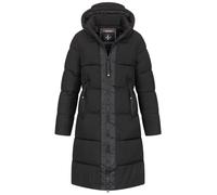 Geographical Norway Damen Winter Jacke Mantel Parka Steppjacke Steppmantel Wintermantel, Farbe:Schwarz, Größe:L 40