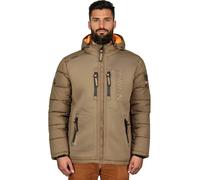 Geographical Norway Daunenjacke "Beachwood" in Hellbraun - Größe L | Herrenjacken