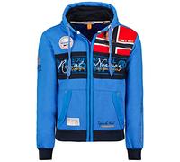 Geographical Norway Flyer Men - Kapuzenpullover Kängurutasche Mann - Sweatshirts Mit Logo Mann - Sweatshirt Shirt Hoody Warm Langarm - Hoodie Winter Sport Casual Regulier (Königsblau XL)