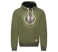Geographical Norway Hoodie "Giger" in Khaki - Größe XXL | Herren Sweatshirts Jacken