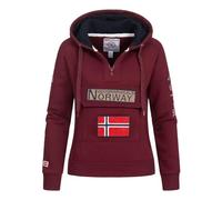 Geographical Norway GYMCLASS Damen Sweatshirt, burgunderrot, XXL